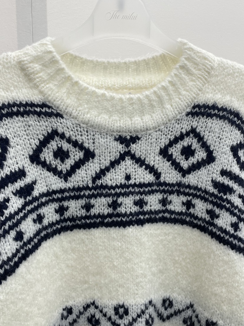 MILUI東大門㊣直郵女裝新款休閑時尚人氣25秋冬推薦職業毛衣MILUI毛衣