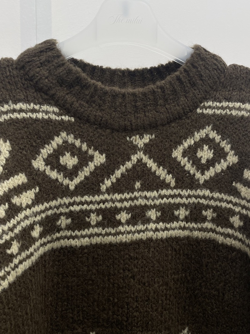 MILUI東大門㊣直郵女裝新款休閑時尚人氣25秋冬推薦職業毛衣MILUI毛衣