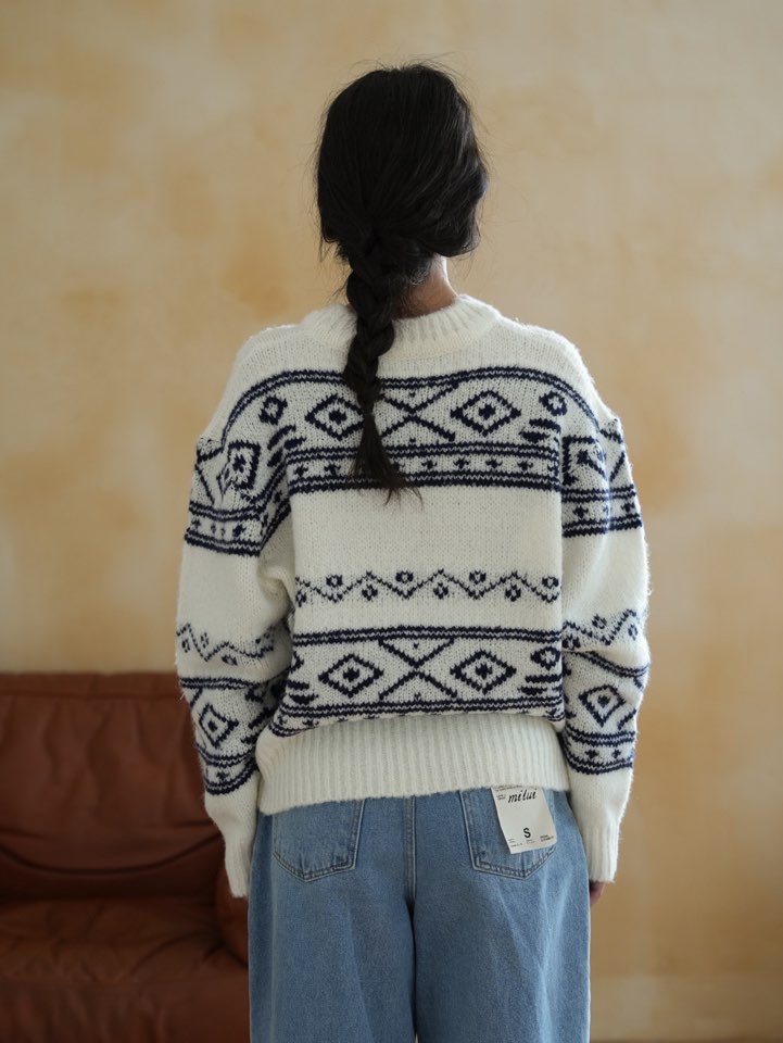 MILUI東大門㊣直郵女裝新款休閑時尚人氣25秋冬推薦職業毛衣MILUI毛衣