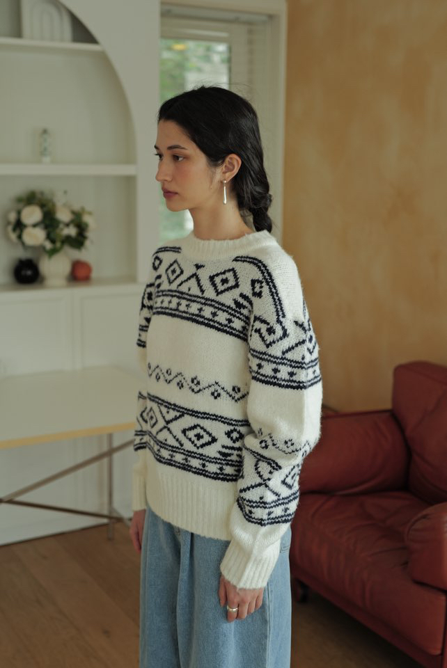 MILUI東大門㊣直郵女裝新款休閑時尚人氣25秋冬推薦職業毛衣MILUI毛衣