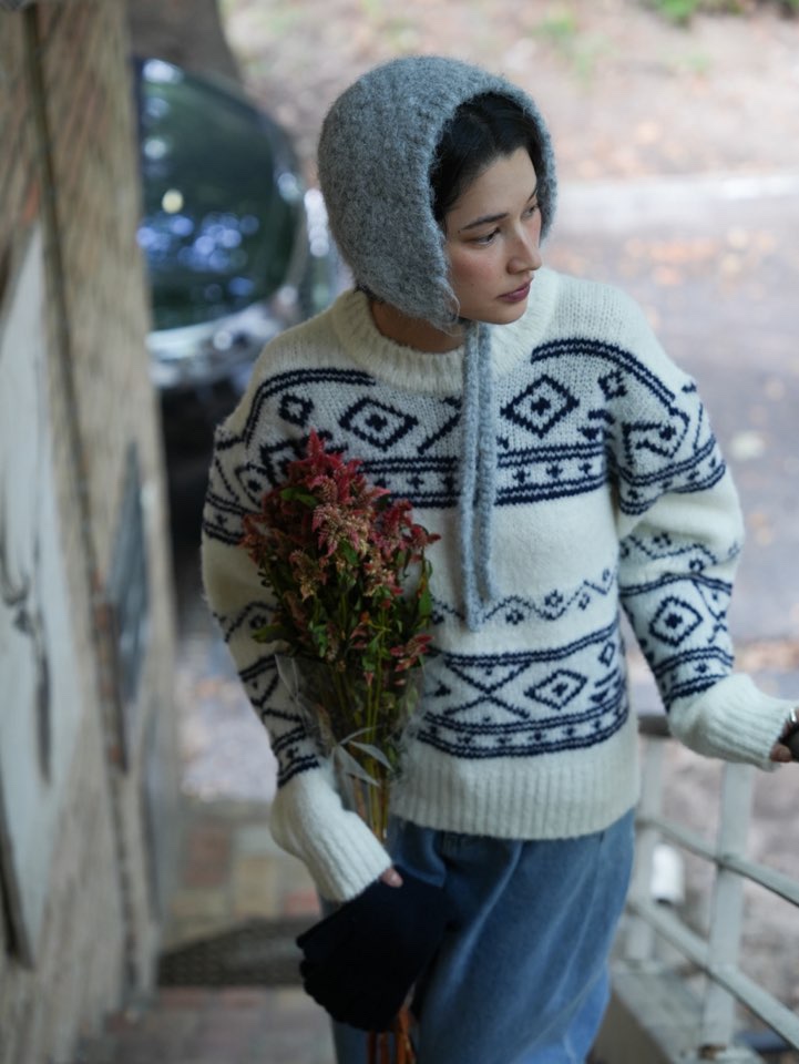 MILUI東大門㊣直郵女裝新款休閑時尚人氣25秋冬推薦職業毛衣MILUI毛衣