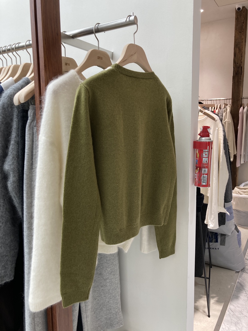 CURVY東大門㊣實拍女士新款推薦25秋冬時尚人氣熱賣針織衫開衫CURVY針織衫