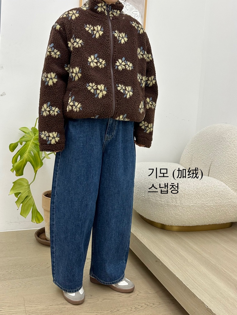 BUT東大門㊣代購女裝新品熱賣25秋冬人氣時尚休閑牛仔褲加絨button牛仔褲