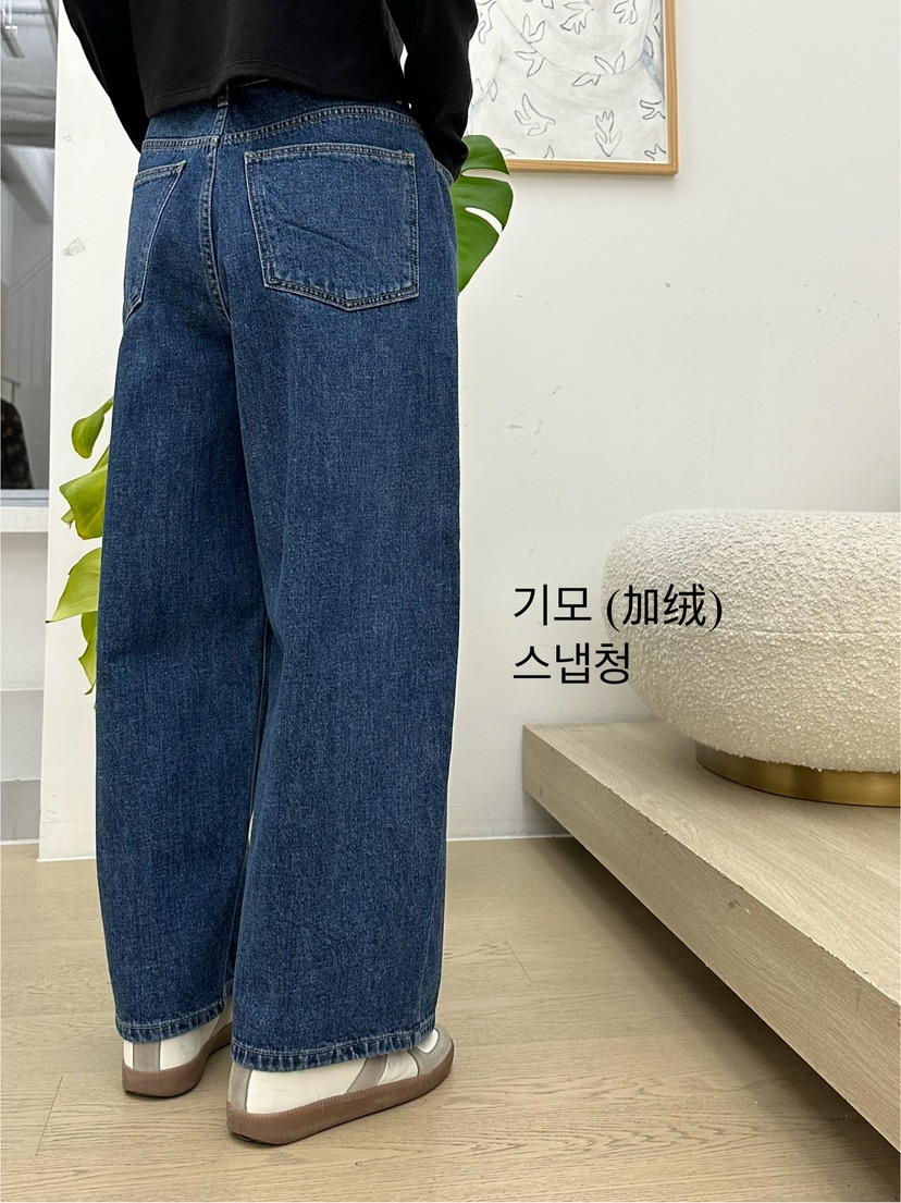 BUT東大門㊣代購女裝新品熱賣25秋冬人氣時尚休閑牛仔褲加絨button牛仔褲