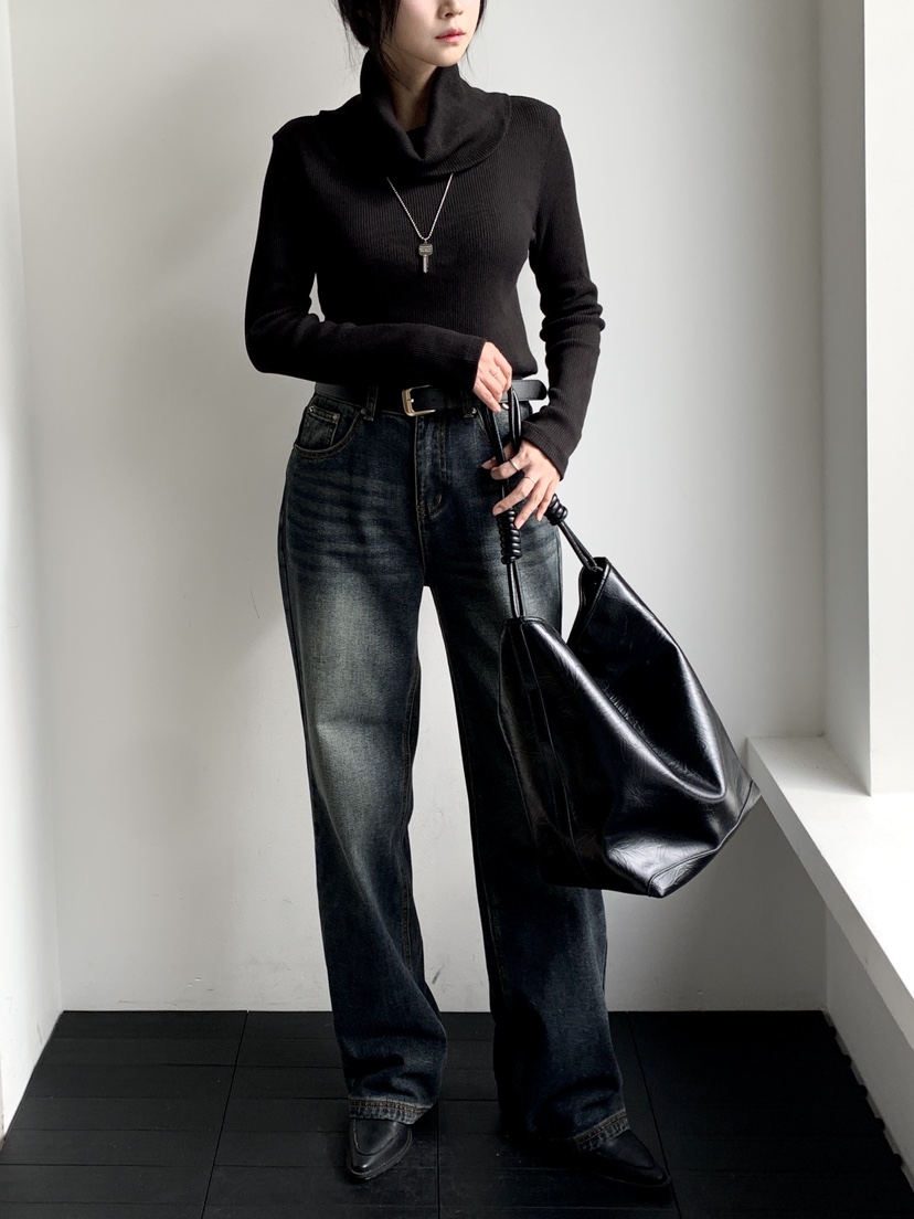 DAVICHI東大門㊣實拍女裝新款人氣25秋冬休閑時尚推薦針織衫DAVICHI針織衫