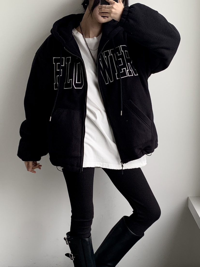 DAVICHI韓國直郵㊣女裝新品職業休閑人氣時尚推薦熱賣短款棉服DAVICHI短款棉服