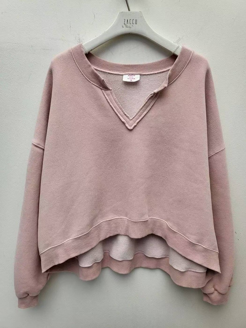 ZACCU東大門㊣代購女士新品職業時尚休閑推薦人氣25秋冬衛衣ZACCU衛衣圖色2