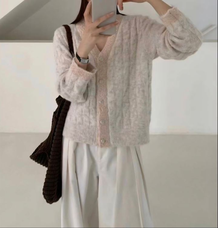 RICO東大門㊣代購女裝新款25秋冬熱賣職業人氣推薦時尚針織衫bling bling/RICO針織衫