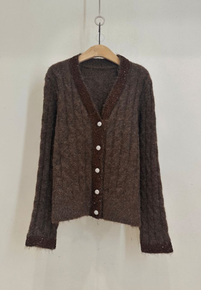 RICO東大門㊣代購女裝新款25秋冬熱賣職業人氣推薦時尚針織衫bling bling/RICO針織衫圖色2