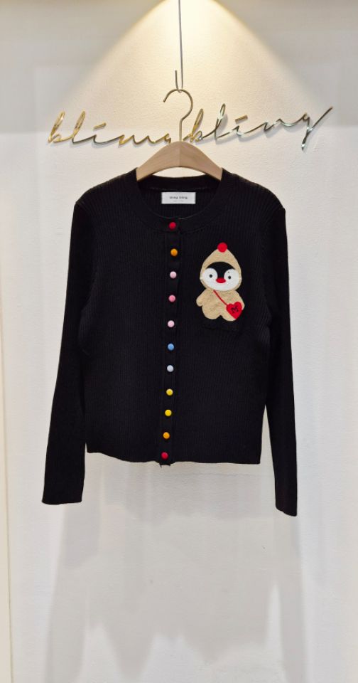 RICO東大門㊣代購女裝新款25秋冬時尚熱賣推薦職業針織衫鵝bling bling/RICO針織衫圖色1