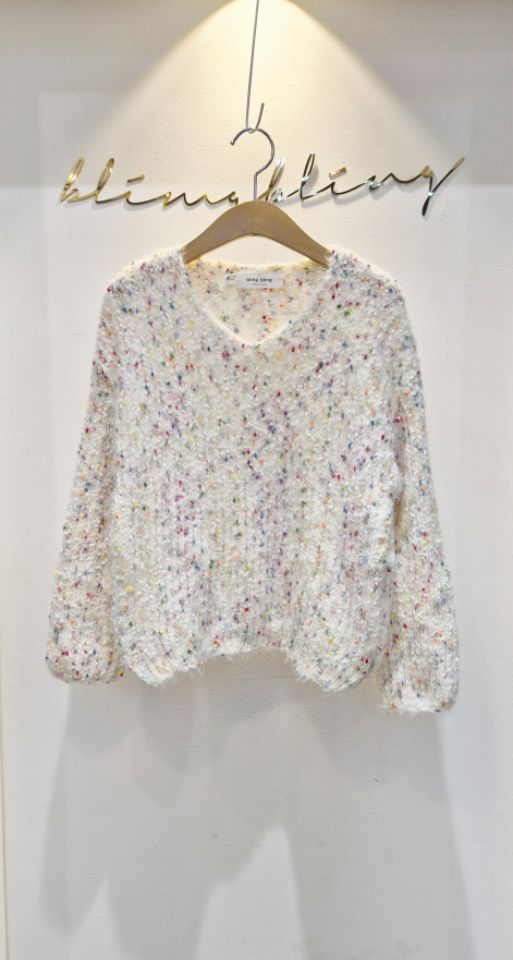 RICO東大門㊣代購女士新品推薦熱賣休閑職業人氣時尚針織衫bling bling/RICO針織衫圖色2