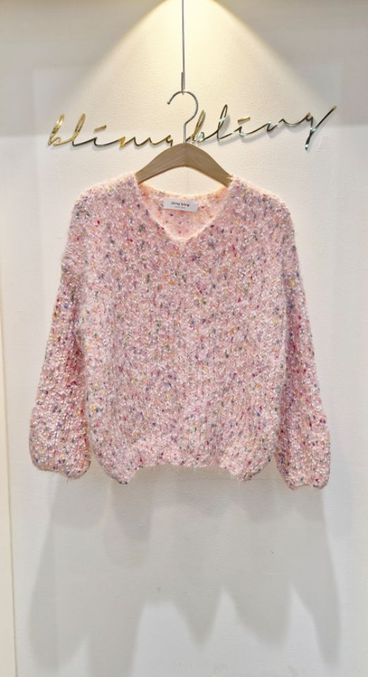 RICO東大門㊣代購女士新品推薦熱賣休閑職業人氣時尚針織衫bling bling/RICO針織衫圖色3