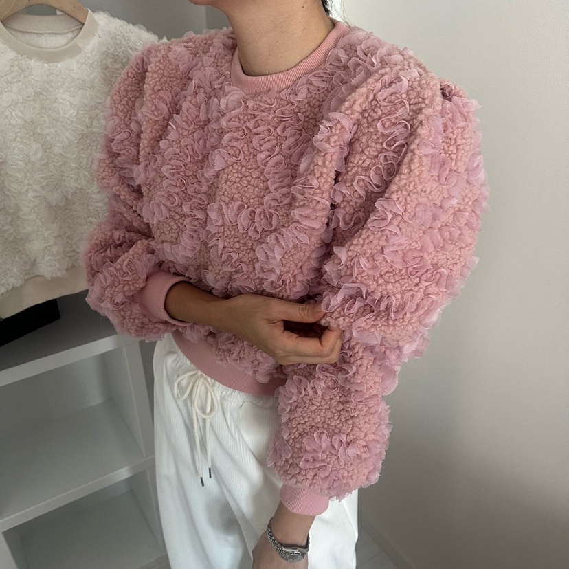 SOUIT韓國直郵㊣女裝新品時尚人氣25秋冬職業熱賣襯衫蕾絲衫SOUIT by mabel-L襯衫/蕾絲衫