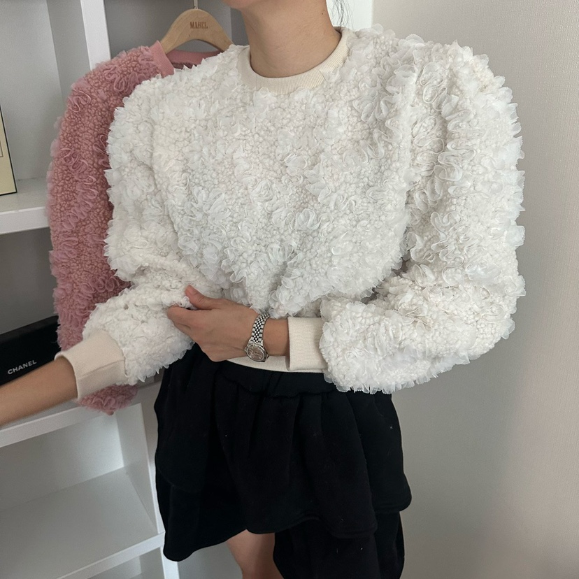 SOUIT韓國直郵㊣女裝新品時尚人氣25秋冬職業熱賣襯衫蕾絲衫SOUIT by mabel-L襯衫/蕾絲衫