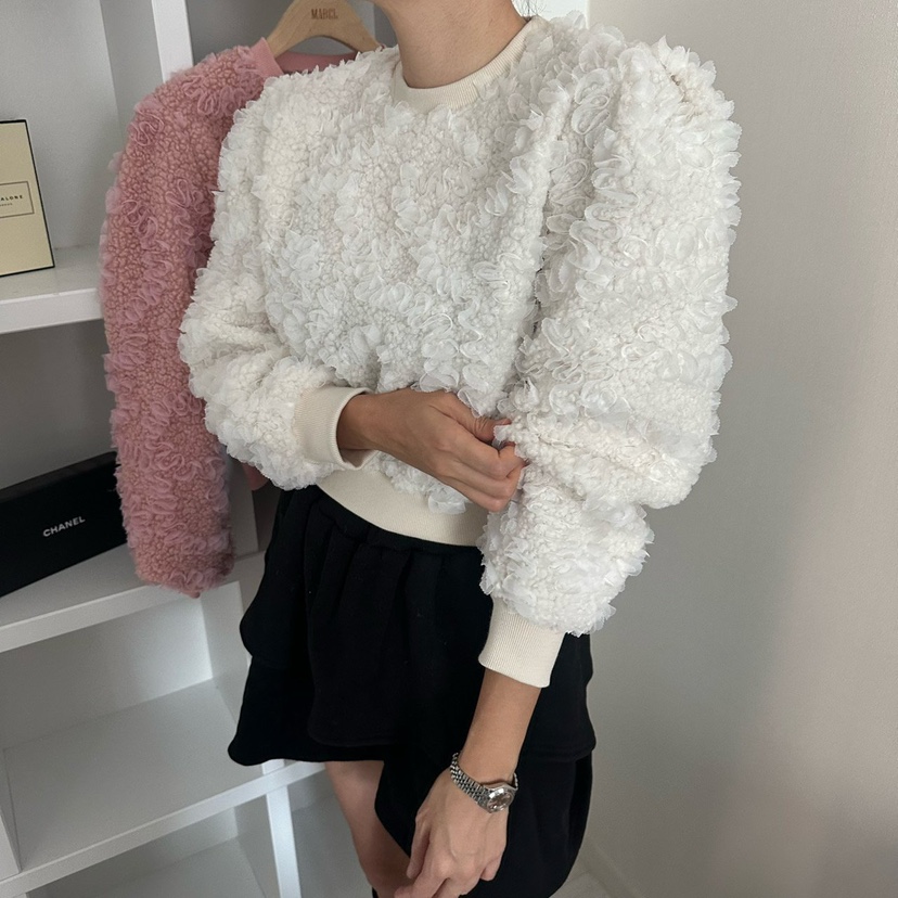 SOUIT韓國直郵㊣女裝新品時尚人氣25秋冬職業熱賣襯衫蕾絲衫SOUIT by mabel-L襯衫/蕾絲衫