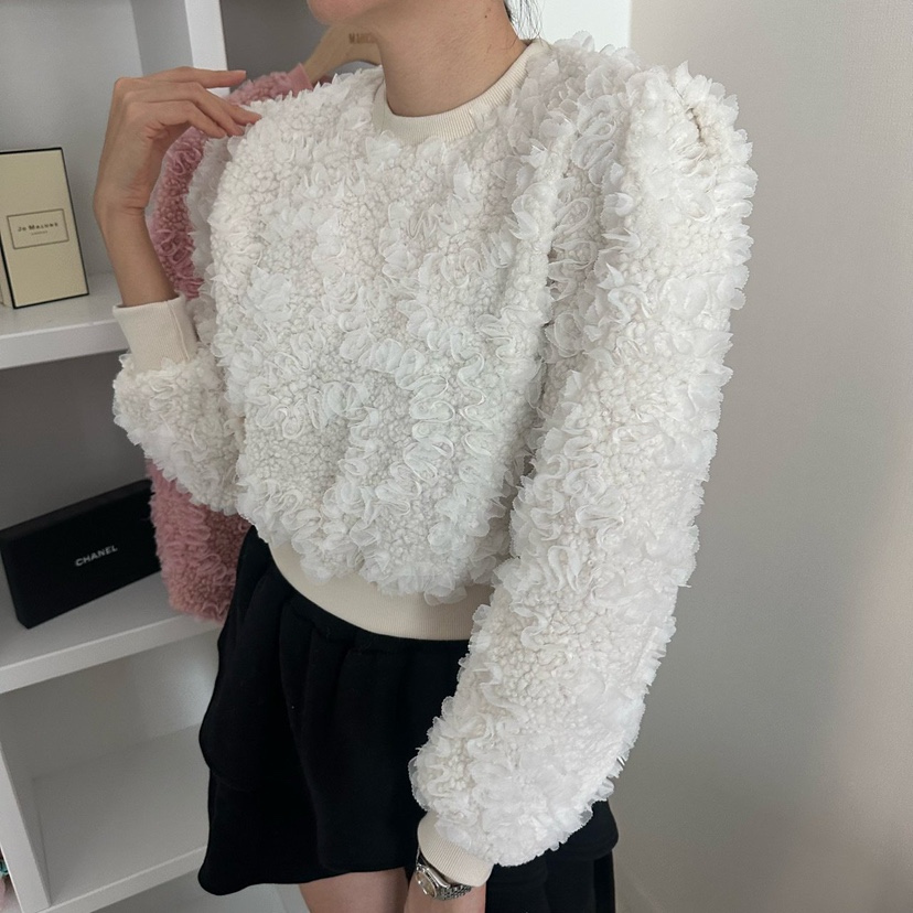 SOUIT韓國直郵㊣女裝新品時尚人氣25秋冬職業熱賣襯衫蕾絲衫SOUIT by mabel-L襯衫/蕾絲衫