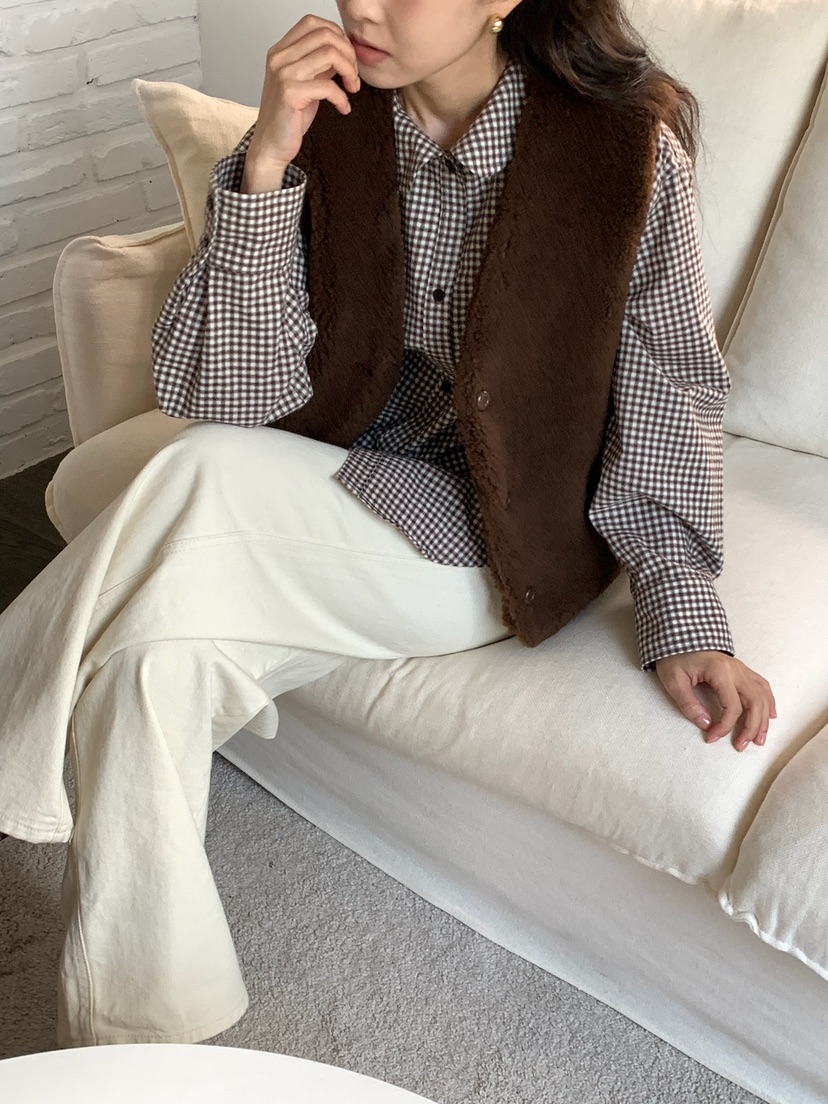 BLEECKER韓國代購㊣女裝新品25秋冬時尚熱賣職業人氣推薦馬甲BLEECKER馬甲