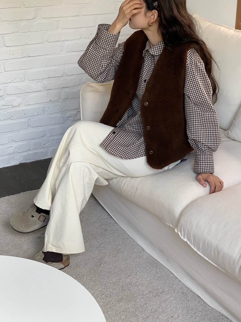 BLEECKER韓國代購㊣女裝新品25秋冬時尚熱賣職業人氣推薦馬甲BLEECKER馬甲