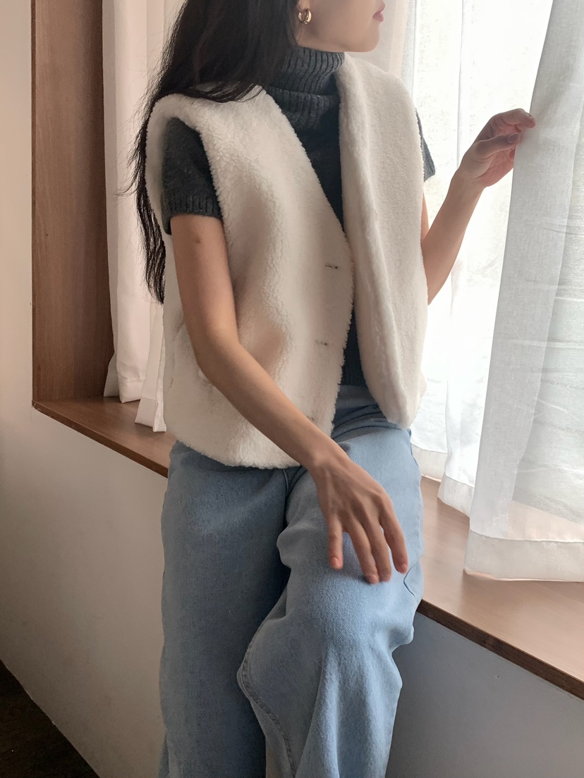 BLEECKER韓國代購㊣女裝新品25秋冬時尚熱賣職業人氣推薦馬甲BLEECKER馬甲