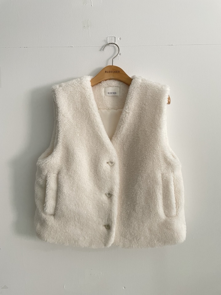 BLEECKER韓國代購㊣女裝新品25秋冬時尚熱賣職業人氣推薦馬甲BLEECKER馬甲圖色1