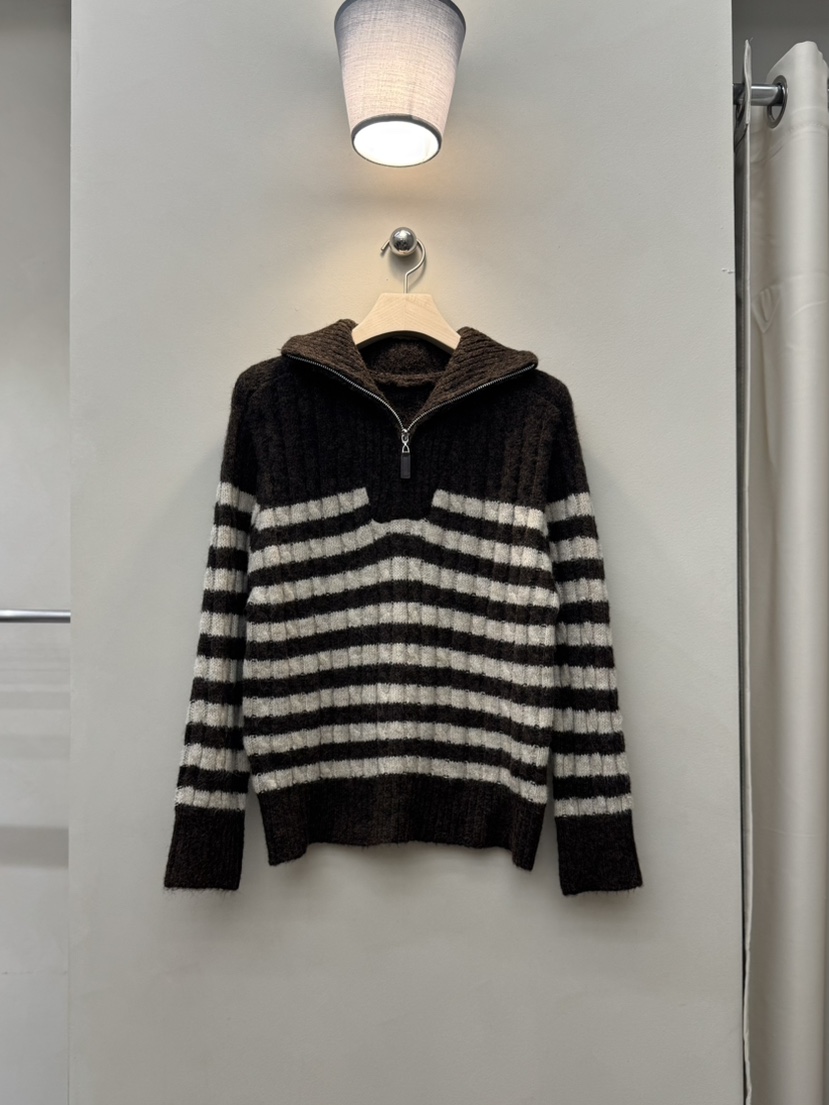 NOTHING韓國代購㊣女裝新品熱賣推薦職業休閑人氣毛衣馬海毛NOTHING毛衣圖色2