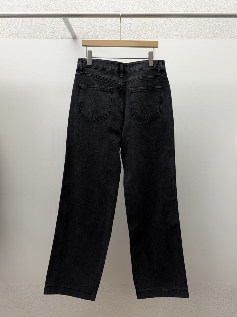 ROMANTICIZE韓國直郵㊣女裝新款推薦休閑職業牛仔褲寬松牛仔ROMANTICIZE牛仔褲