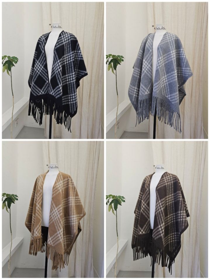 EBADA韓國直郵㊣女裝新款推薦熱賣時尚休閑職業25秋冬圍巾披肩EBADA圍巾/披肩