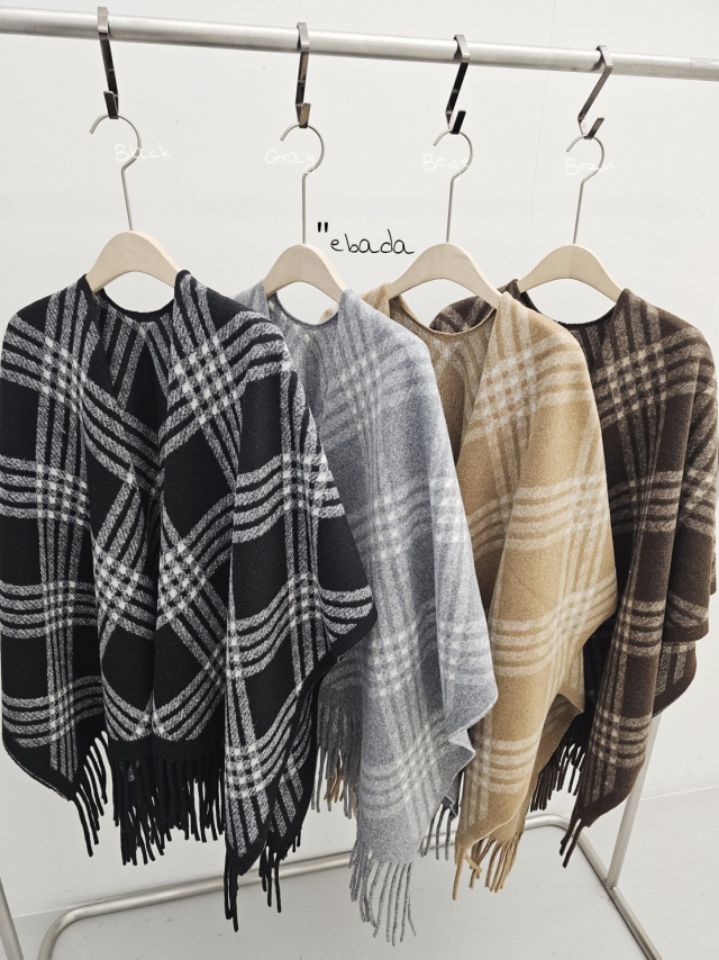 EBADA韓國直郵㊣女裝新款推薦熱賣時尚休閑職業25秋冬圍巾披肩EBADA圍巾/披肩