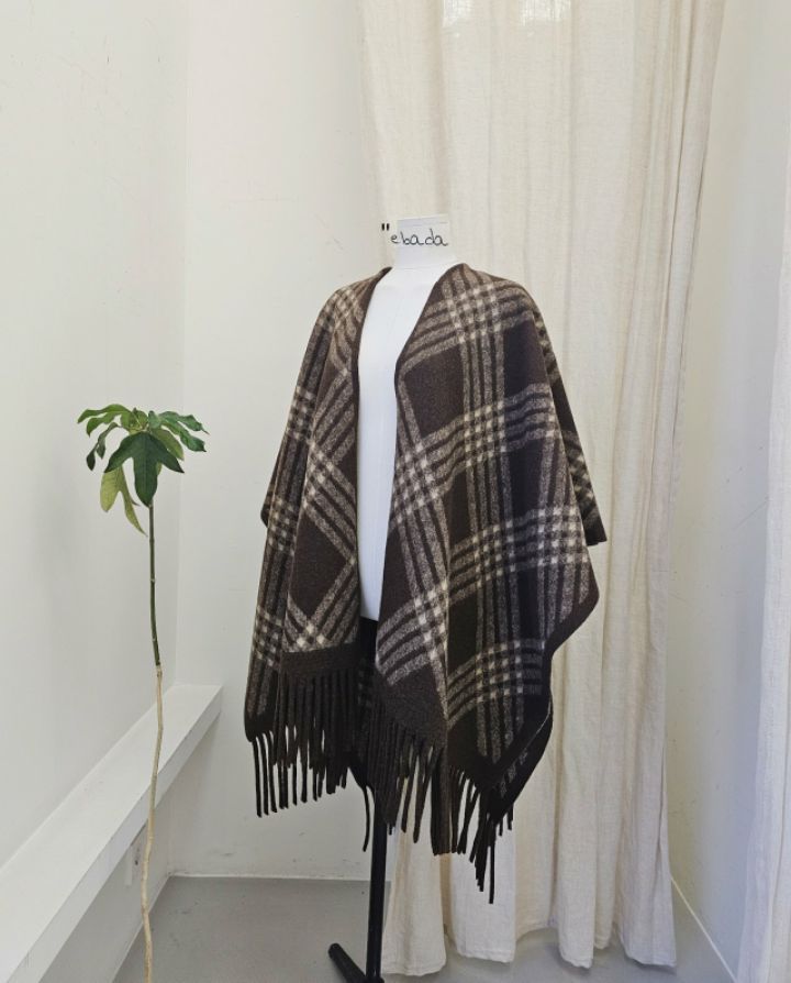 EBADA韓國直郵㊣女裝新款推薦熱賣時尚休閑職業25秋冬圍巾披肩EBADA圍巾/披肩圖色2