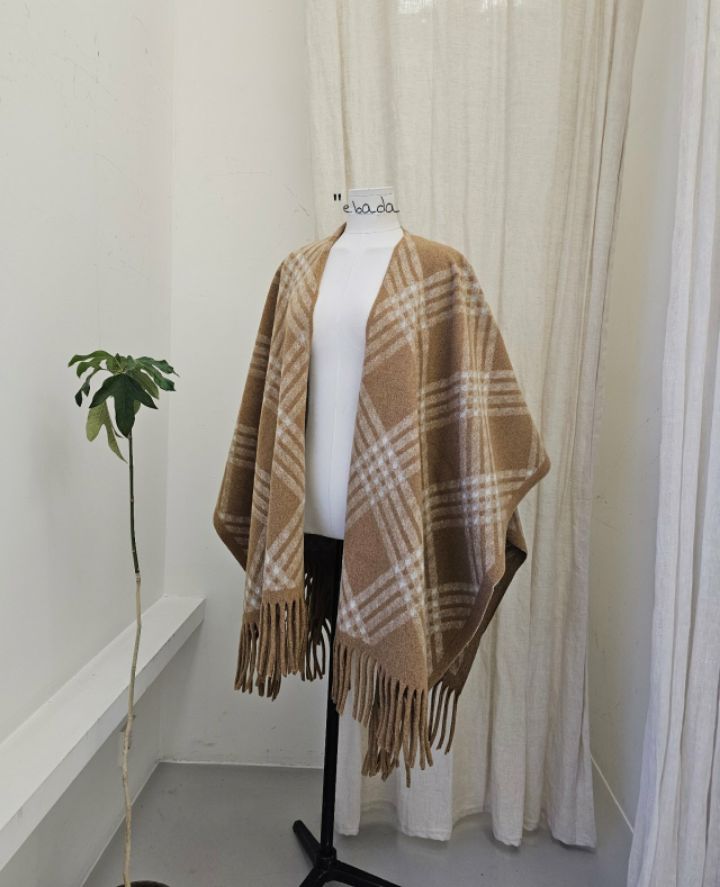 EBADA韓國直郵㊣女裝新款推薦熱賣時尚休閑職業25秋冬圍巾披肩EBADA圍巾/披肩圖色3