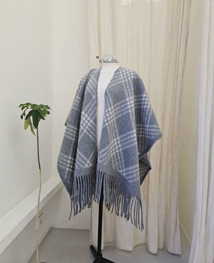 EBADA韓國直郵㊣女裝新款推薦熱賣時尚休閑職業25秋冬圍巾披肩EBADA圍巾/披肩圖色4