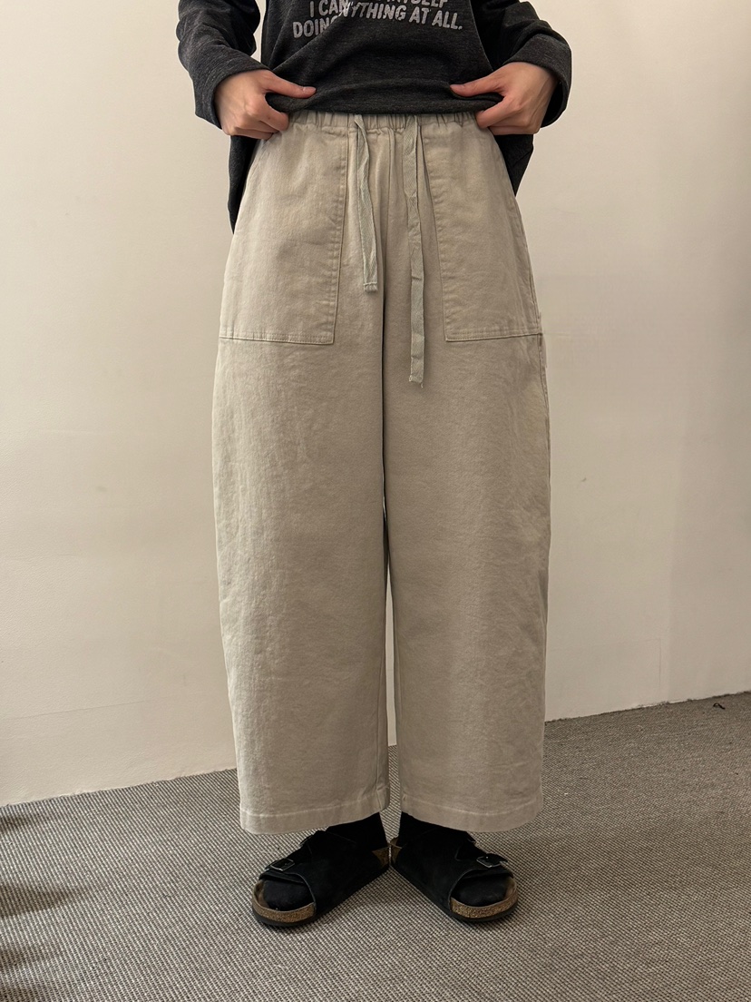 MONE-A韓國直郵㊣女士新款熱賣職業推薦休閑時尚休閑褲口袋MONE-A休閑褲圖色2