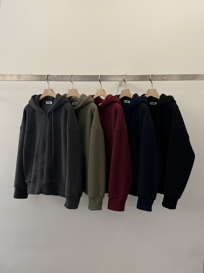 MONE-A韓國直郵㊣女士新品休閑時尚25秋冬職業衛衣拉鏈兜帽MONE-A衛衣