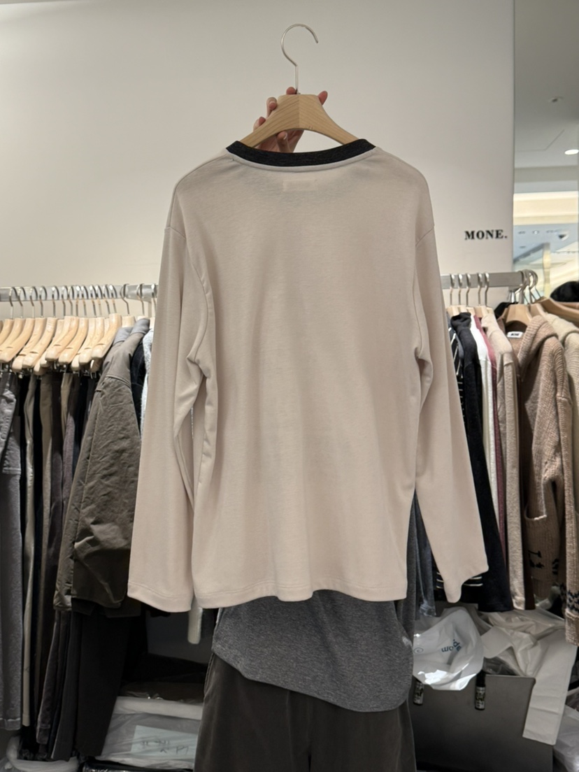 MONE-A東大門㊣直郵女裝新品人氣職業休閑熱賣25秋冬長袖T恤MONE-A長袖T恤