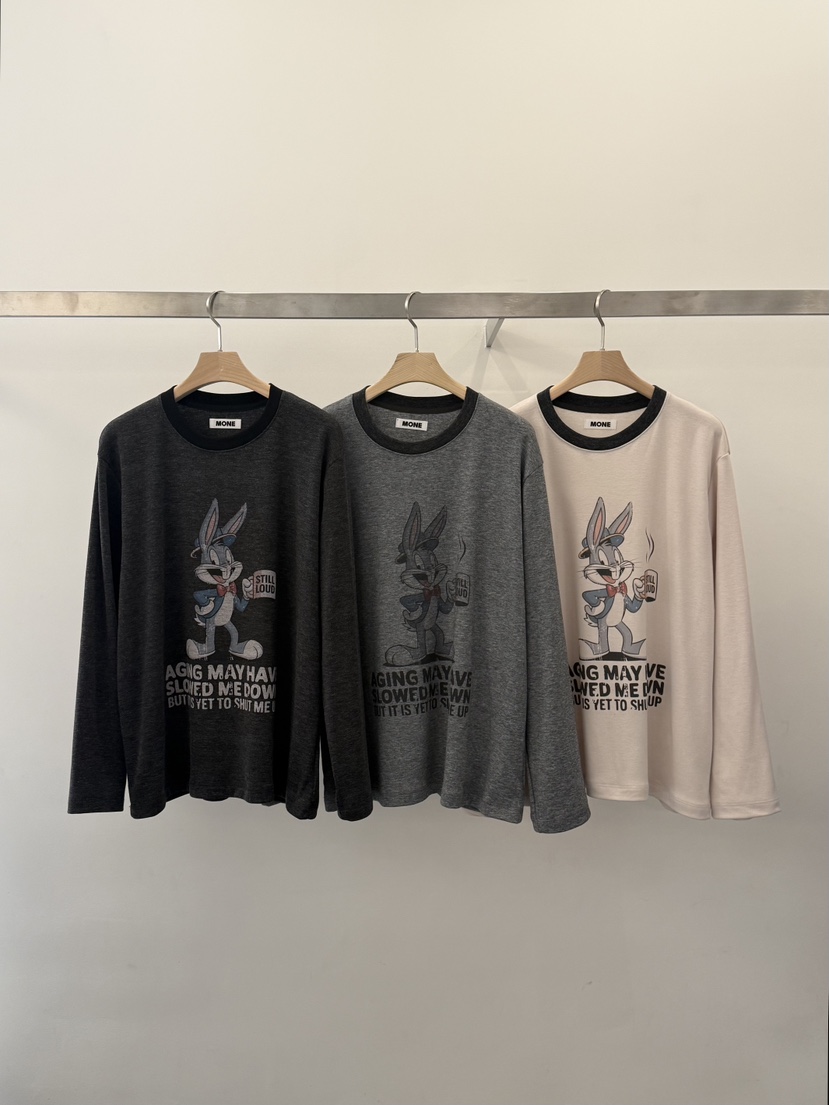 MONE-A東大門㊣直郵女裝新品人氣職業休閑熱賣25秋冬長袖T恤MONE-A長袖T恤