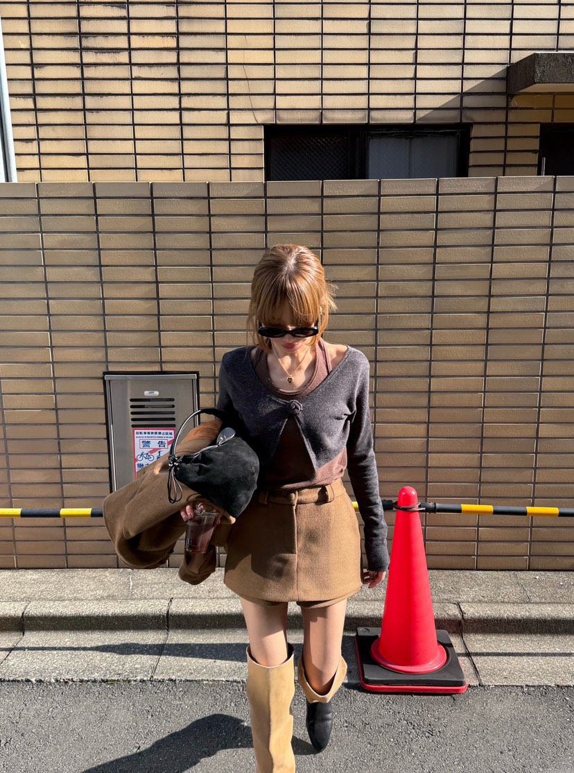 ZEROZERO東大門㊣代購女裝新款熱賣時尚推薦休閑25秋冬裙褲羊毛ZEROZERO裙褲