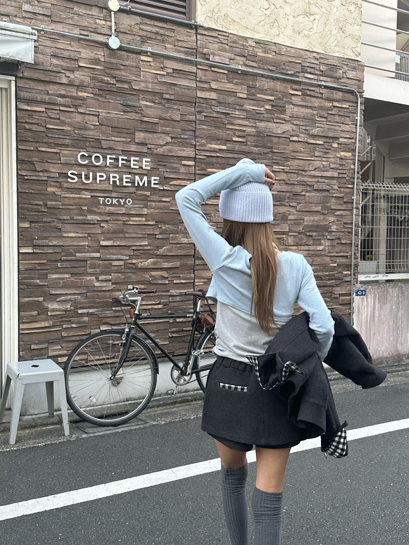 ZEROZERO東大門㊣代購女裝新款熱賣時尚推薦休閑25秋冬裙褲羊毛ZEROZERO裙褲