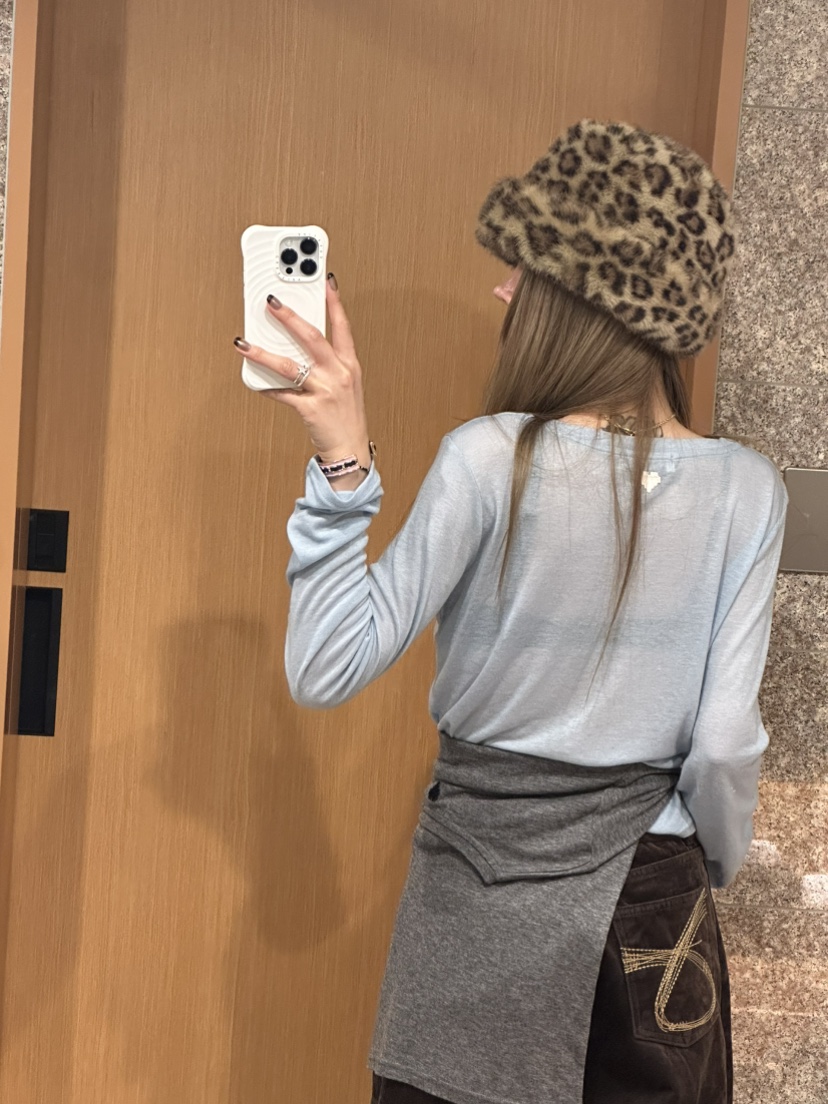 ZEROZERO東大門㊣代購女裝新品熱賣職業25秋冬T恤不含內搭羊毛ZEROZEROT恤