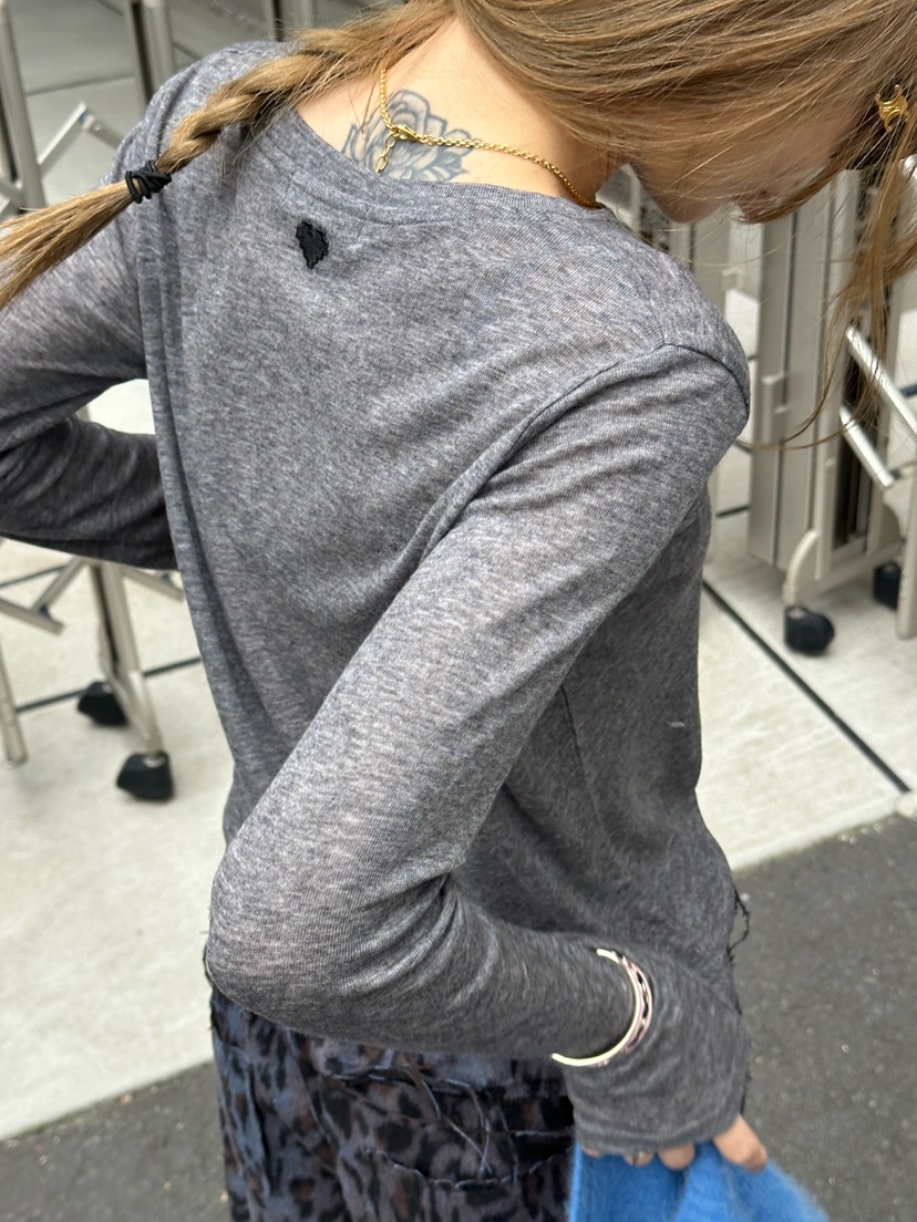 ZEROZERO東大門㊣代購女裝新品熱賣職業25秋冬T恤不含內搭羊毛ZEROZEROT恤