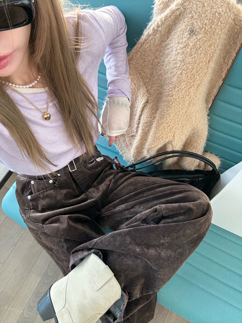 ZEROZERO東大門㊣代購女裝新品熱賣職業25秋冬T恤不含內搭羊毛ZEROZEROT恤