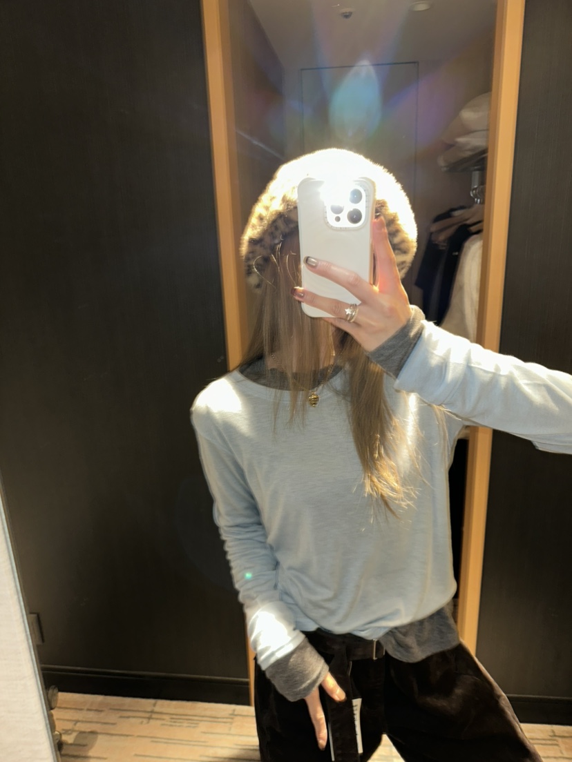 ZEROZERO東大門㊣代購女裝新品熱賣職業25秋冬T恤不含內搭羊毛ZEROZEROT恤圖色2