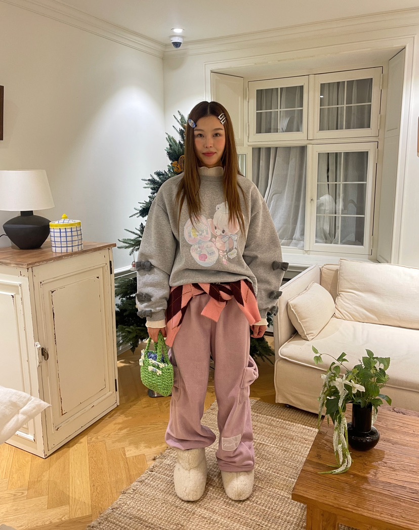 BOUTIQUE-L韓國代購㊣女士新款時尚推薦熱賣職業人氣25秋冬衛衣BOUTIQUE-L衛衣