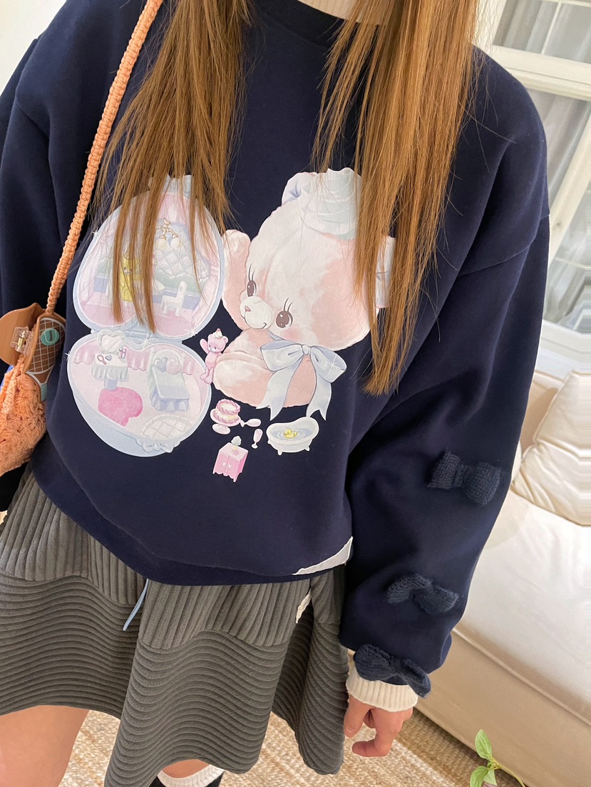 BOUTIQUE-L韓國代購㊣女士新款時尚推薦熱賣職業人氣25秋冬衛衣BOUTIQUE-L衛衣