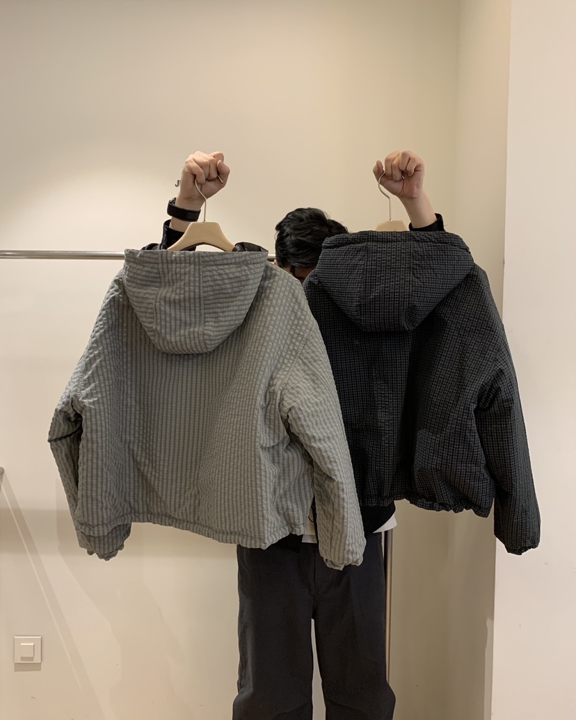 JUEDE東大門㊣直郵女士新款休閑短款棉服兩面穿雙面JUEDE短款棉服