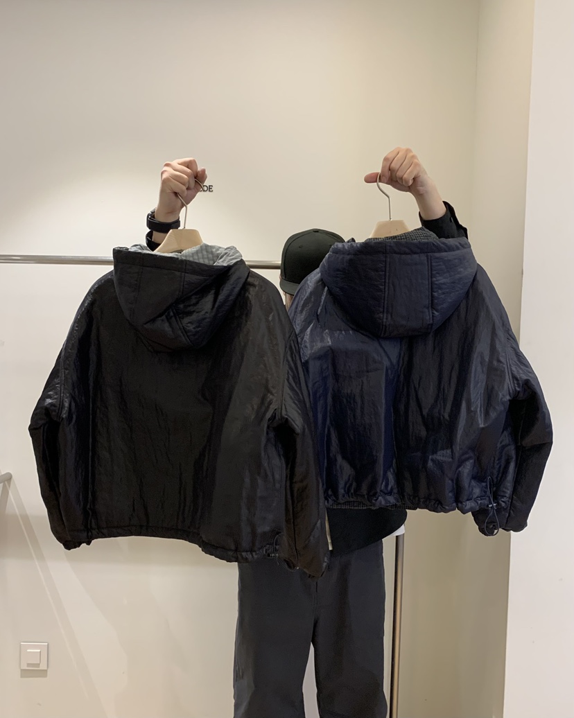 JUEDE東大門㊣直郵女士新款休閑短款棉服兩面穿雙面JUEDE短款棉服