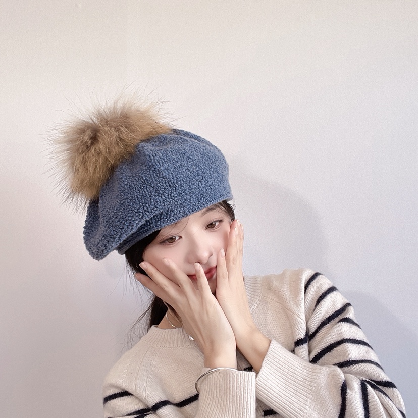 LOVELY HAT東大門㊣代購女裝新款時尚人氣熱賣25秋冬職業帽子LOVELY HAT帽子圖色1