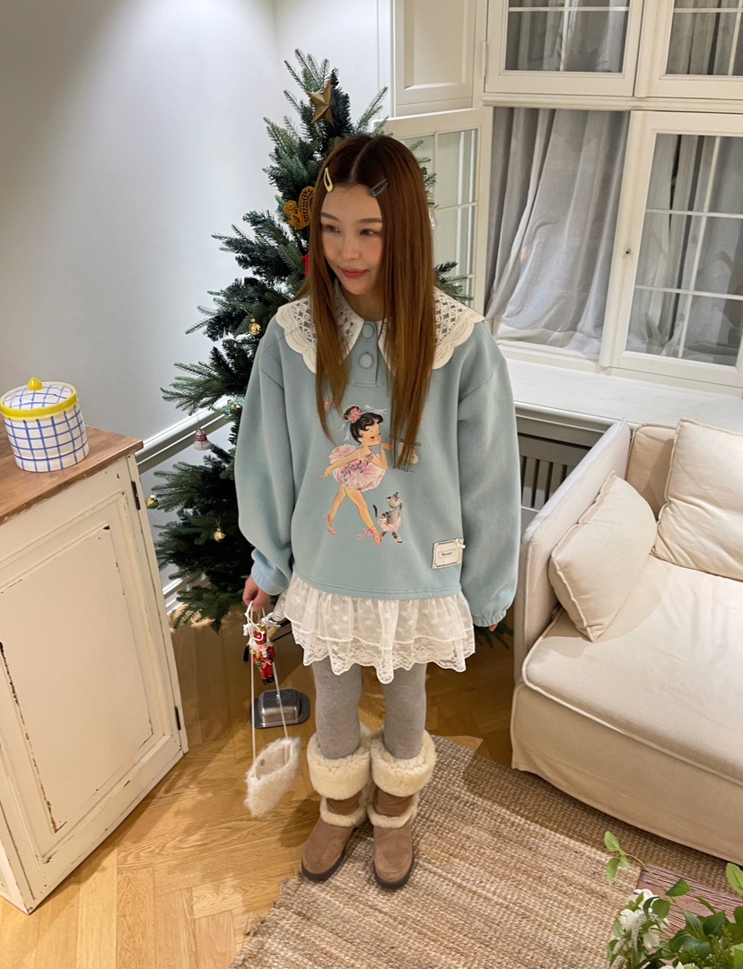 BOUTIQUE-L韓國直郵㊣女士新款休閑推薦時尚25秋冬人氣衛衣BOUTIQUE-L衛衣