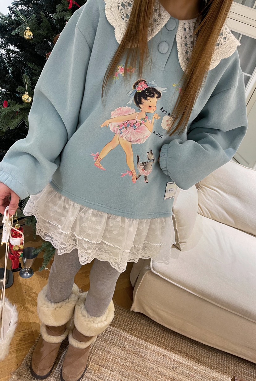 BOUTIQUE-L韓國直郵㊣女士新款休閑推薦時尚25秋冬人氣衛衣BOUTIQUE-L衛衣