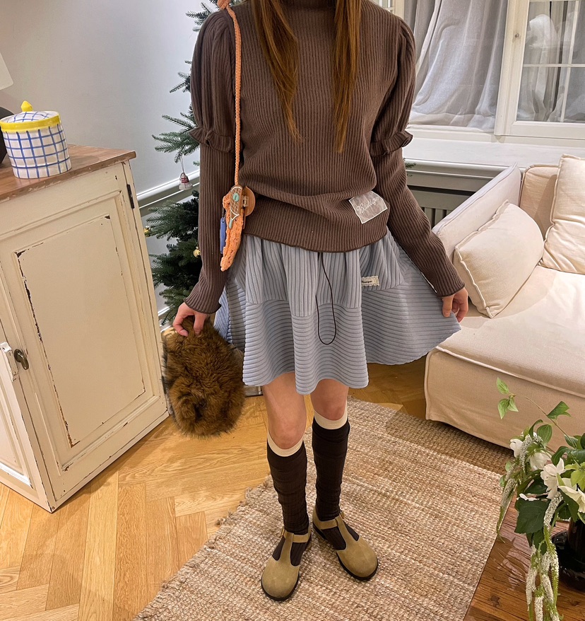 BOUTIQUE-L東大門㊣代購女士新款時尚熱賣人氣推薦25秋冬針織衫BOUTIQUE-L針織衫