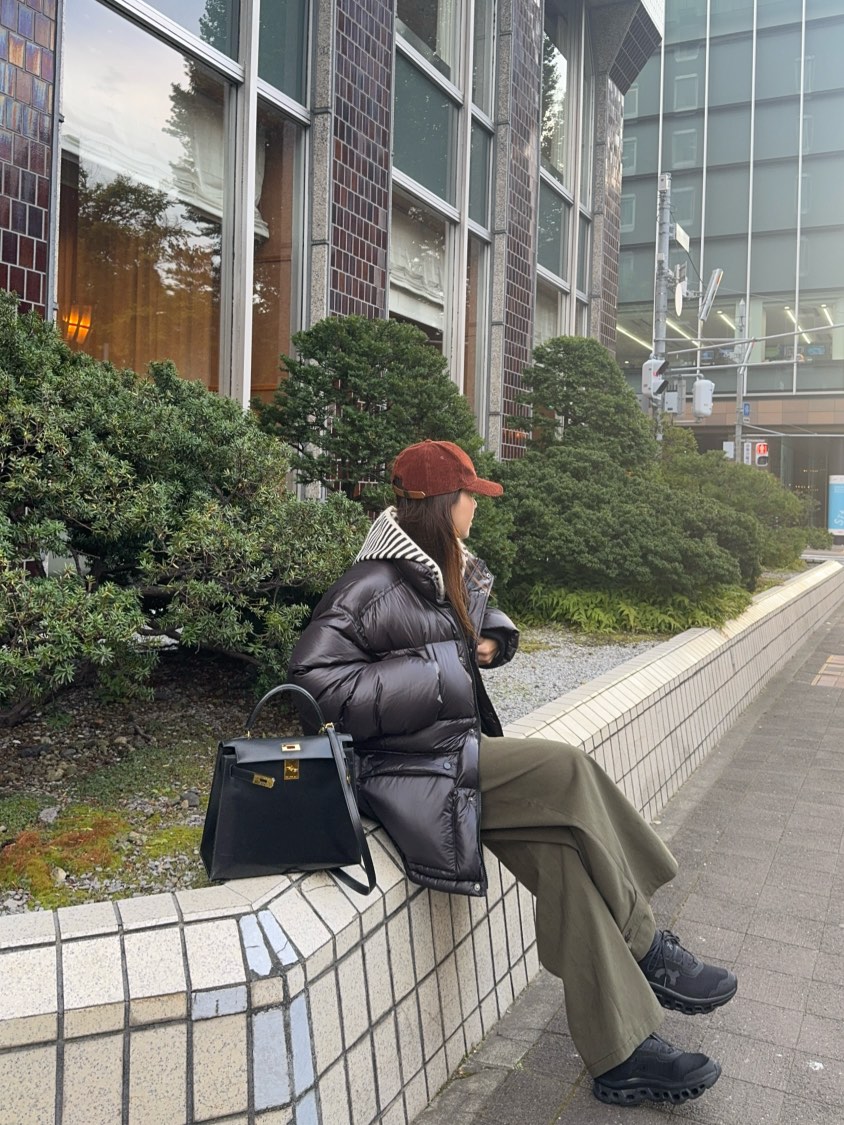 THE ABLE東大門㊣實拍女士新款推薦休閑時尚短款棉服口袋高領THE ABLE/TA短款棉服